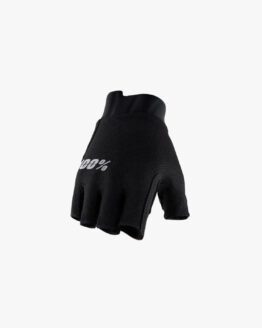 100% Women's Exceeda Gel Short Finger Gloves - Black