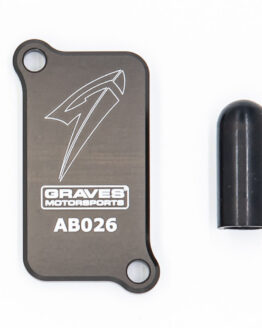 Graves Smog Block Off Plate Aluminum AB026 Fits 19-22 Honda CRF450L/RL/X