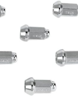 10mm x 1.25 - 60 Degree Tapered Chrome Lug Nuts Qty 16