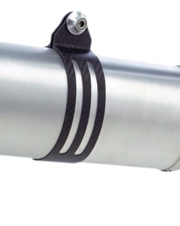 Leo Vince X3 Slip On Exhaust Silver Aluminum Fits 01-08 Suzuki DRZ400E/K