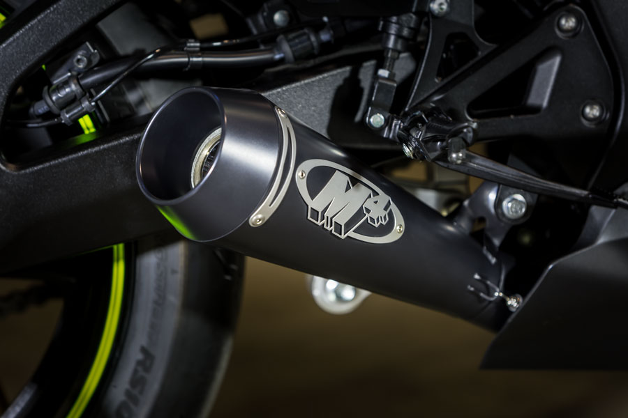 Black GP Full Exhaust w/ Stainless Tubing - Image 3