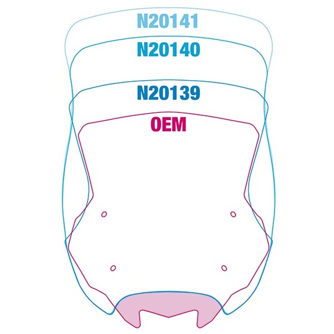 Light Smoke VStream Mid Windscreen *SD* - Image 10