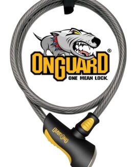 OnGuard Akita 10' 12mm Double Bolt Lock for Motorcycle Scooter ATV Bicycle