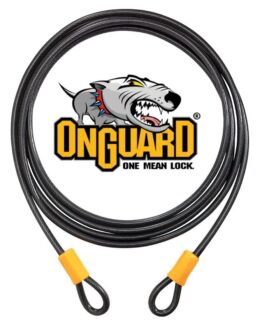OnGuard Akita 15' Tough Wire Security Cable for Motorcycle Scooter ATV Bicycle