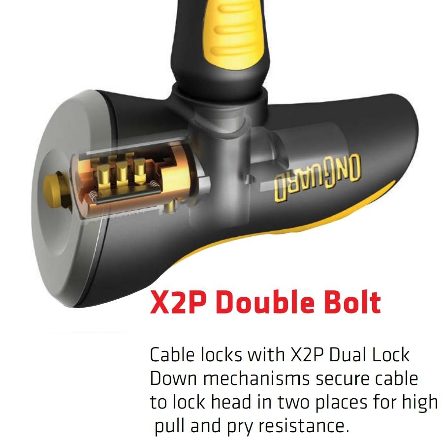 OnGuard Rottweiler 6' 25mm Armored Cable Lock for Motorcycle Scooter ATV Bicycle - Image 4