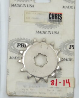 14 Tooth Front Sprocket fits some Kawasaki's w/ 520 Chain