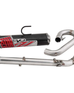 Big Gun EVO U Slip-On Exhaust Black Fits 08-10 Polaris RZR 800