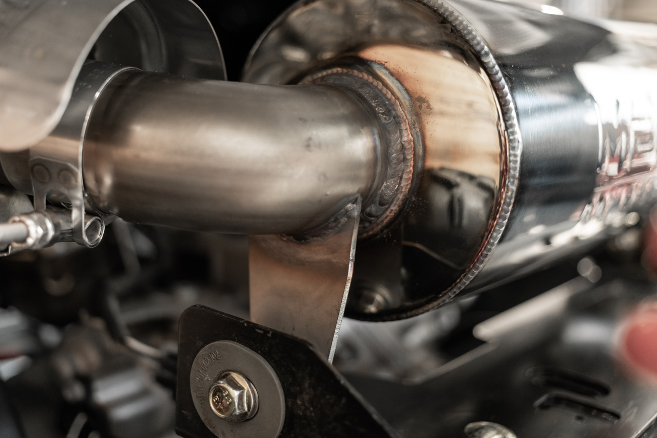 MBRP 5" Slip-On Exhaust Muffler Polished Stainless Fits 18-21 Maverick - Image 3