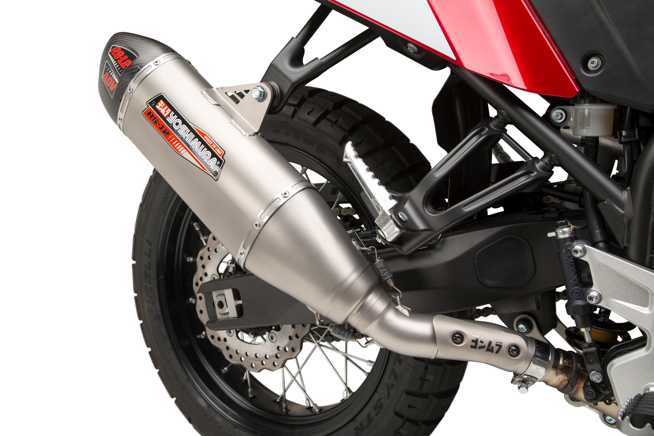 Yoshimura RS-12 Slip-On Exhaust Stainless/Carbon for Yamaha Tenere 700 21-24 - Image 4