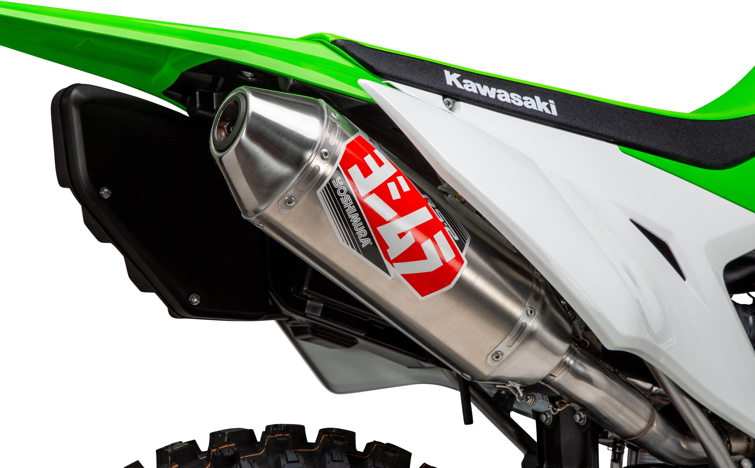 Yoshimura RS-2 Slip-On Exhaust with Spark Arrestor For KLX300R 2020-2024 - Image 3