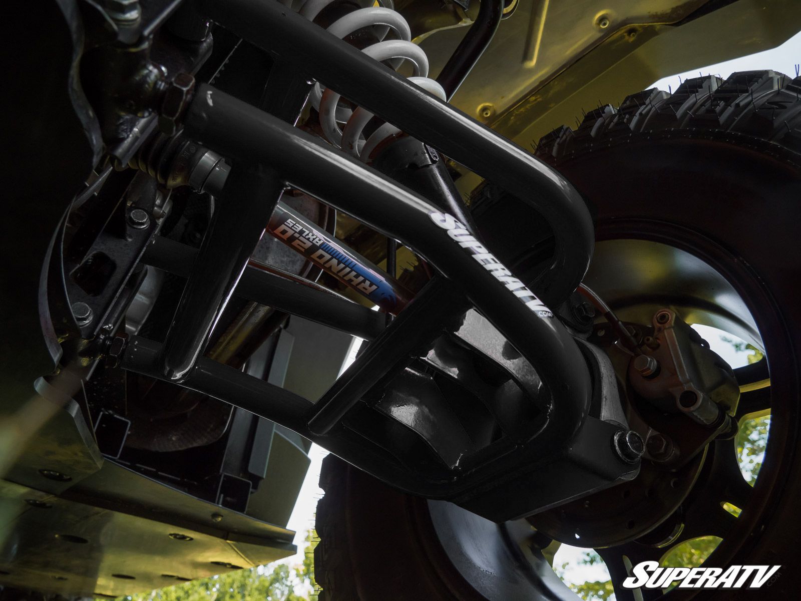 SuperATV 1.5" High Clearance Rear A-Arms Black Adj. Fits 18-20 Ranger XP 1000 - Image 6