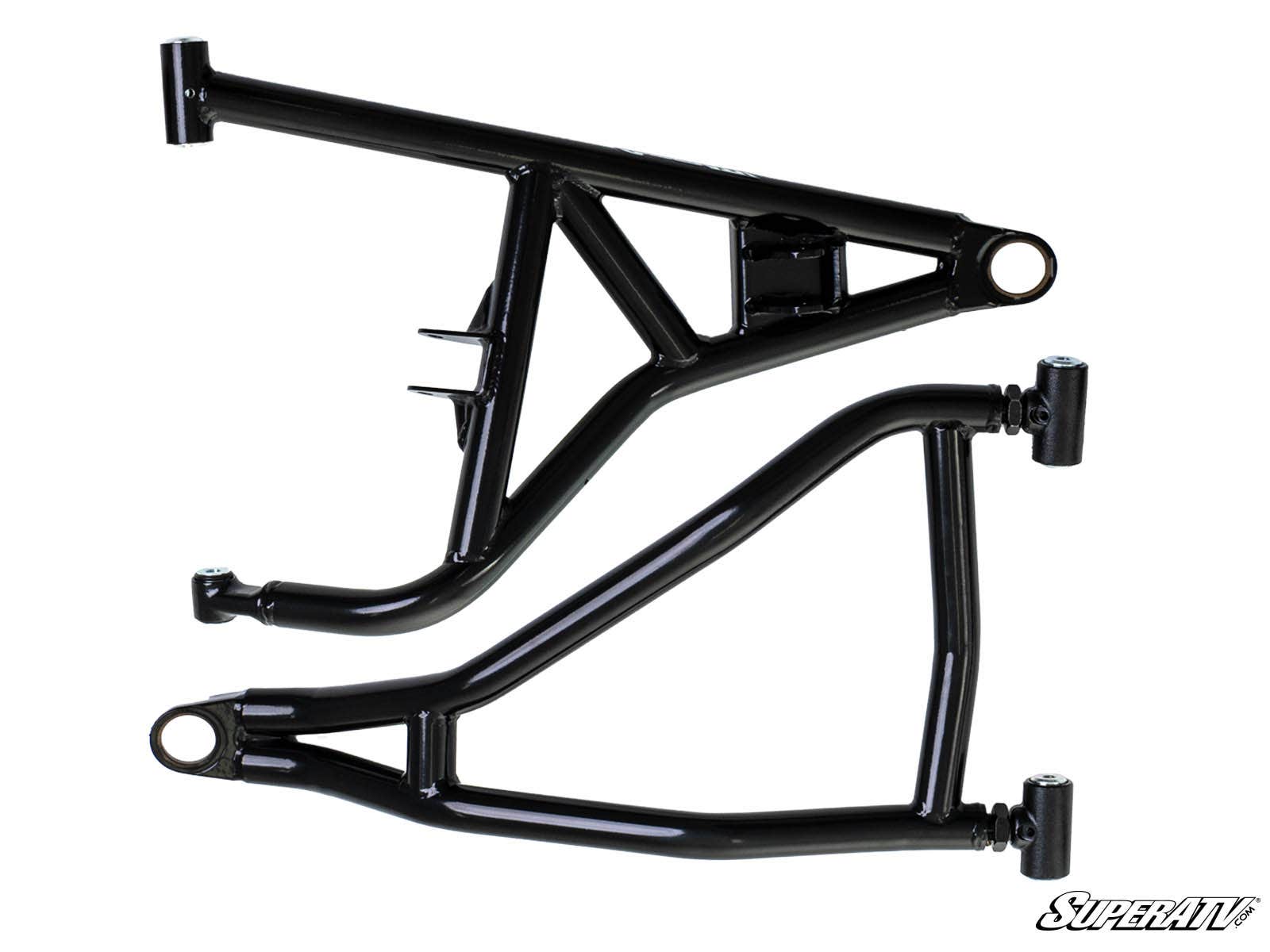 SuperATV 1.5" Forward High Clearance A-Arms Black For 14-21 RZR XP 1000 - Image 3