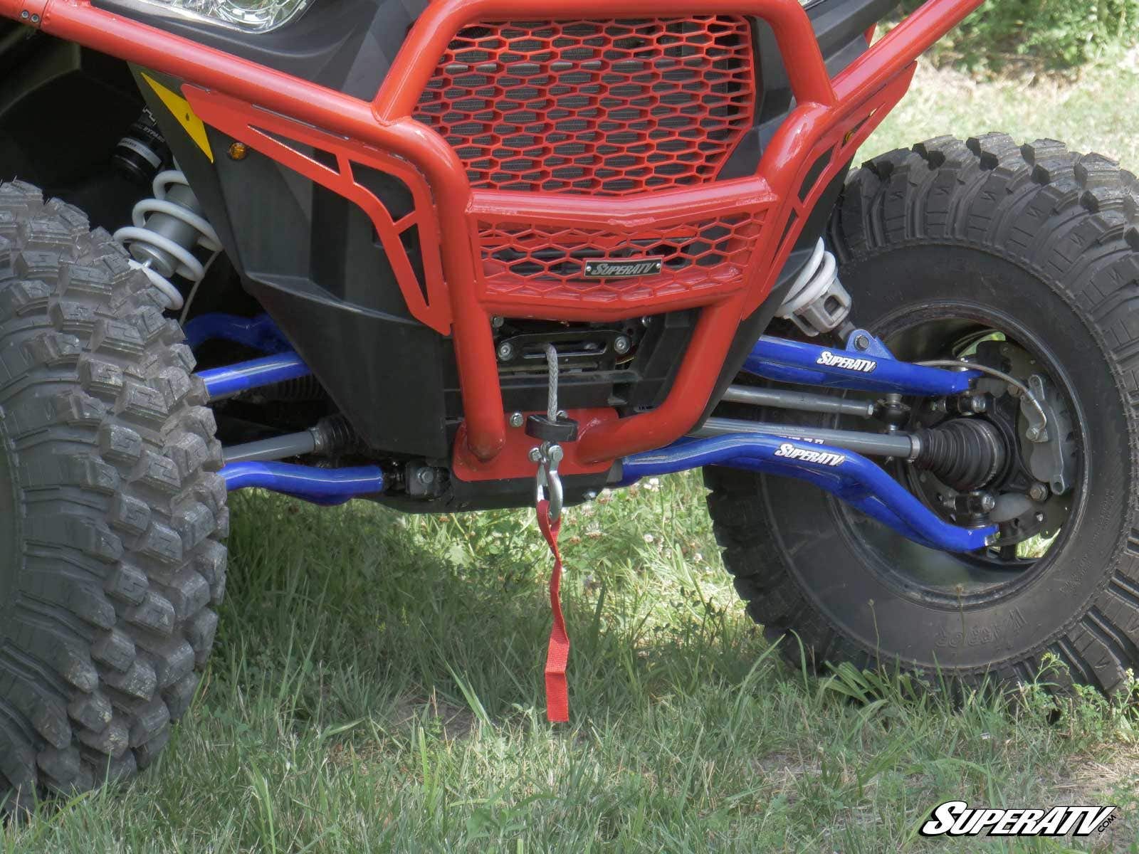 SuperATV 1.5" Forward A-Arms Voodoo Blue w/Std Joints Fits 14-21 RZR XP 1000 - Image 5
