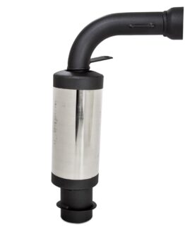 MBRP Race Exhaust Silencer Stainless Steel Silver Fits 97-05 Mountain/V-MAX/SXR