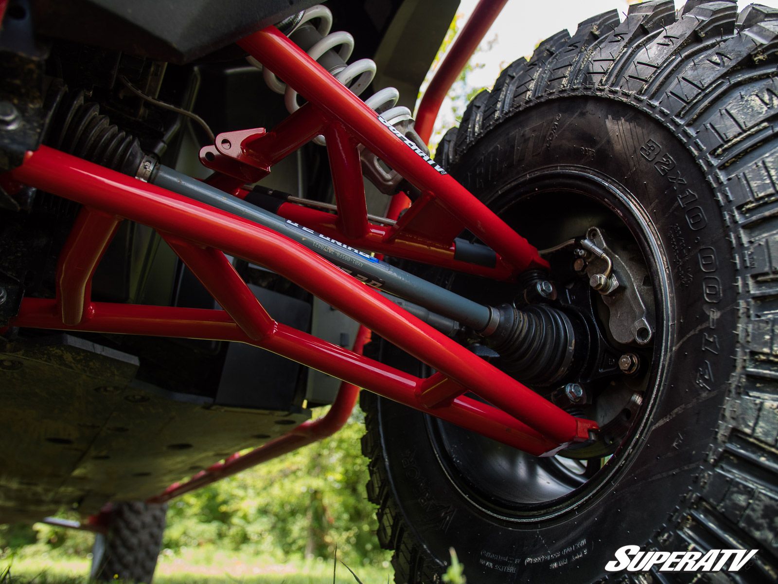 High Clearance Front Upper A-Arms Red w/SuperDuty Joints - Image 6