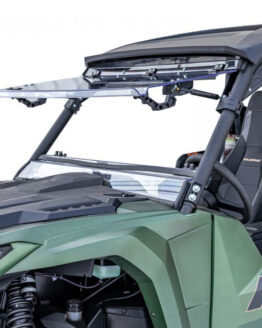 SuperATV Flip Windshield Clear Polycarbonate For Yamaha Wolverine RMAX4