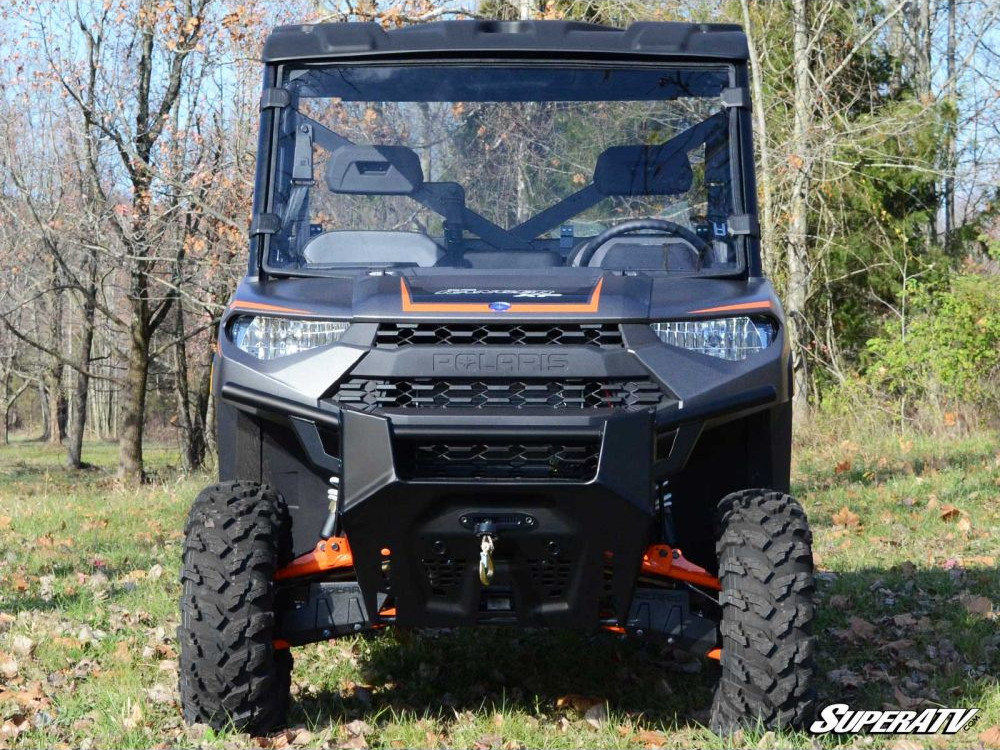 SuperATV Scratch Resistant Full Windshield Clear For 17-21 Polaris Ranger - Image 5