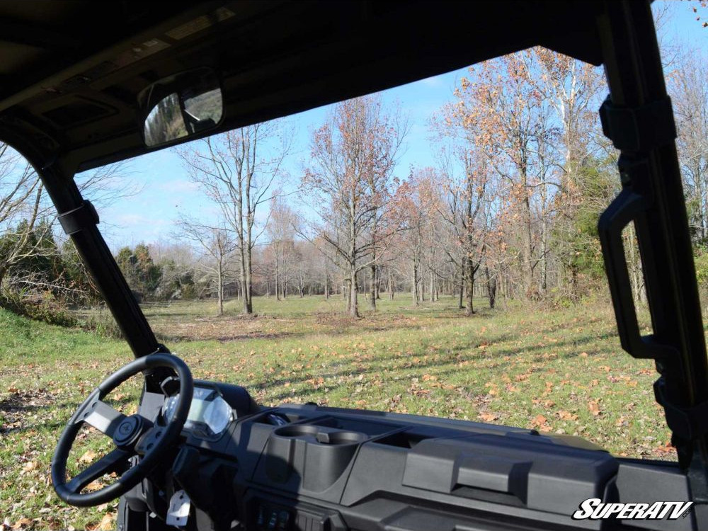 SuperATV Scratch Resistant Full Windshield Clear For 17-21 Polaris Ranger - Image 6
