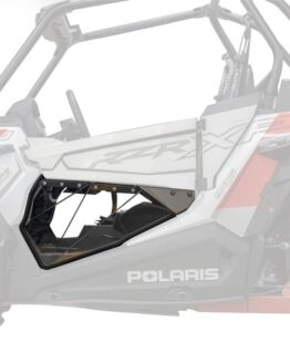 SuperATV Clear Lower Doors Polycarbonate Fits 18-20 RZR XP Turbo S