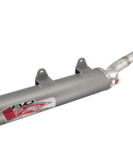Big Gun EVO R Slip-On Exhaust w/ S/A Silver Fits 2006+ Yamaha Raptor 700