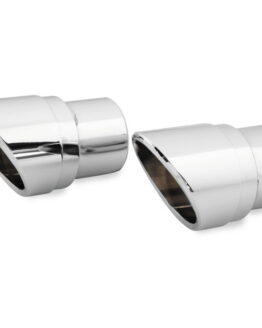 Slash-Cut End Caps Chrome