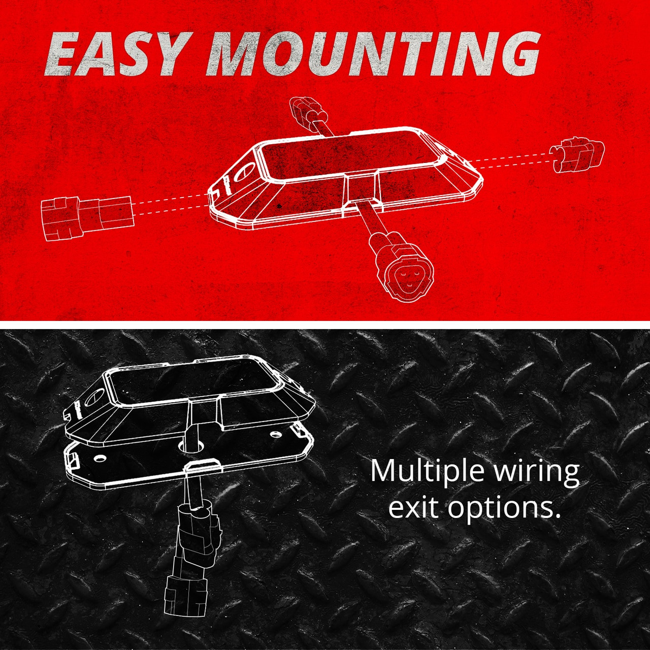 6 Piece Standard UTV Turn Signal, Brake Light & Horn Kit - Image 4