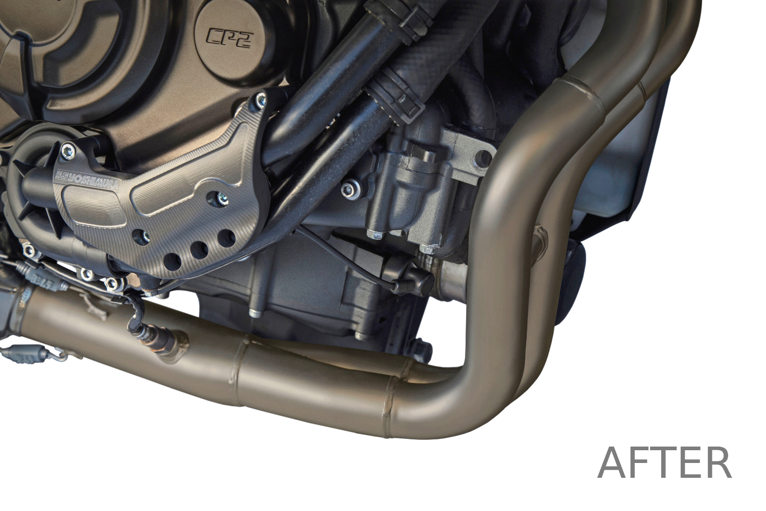 R77 Works Stainless Full Exhaust Silver Fits 15-21 Yamaha FZ-07 MT-07 XSR700 - Image 7