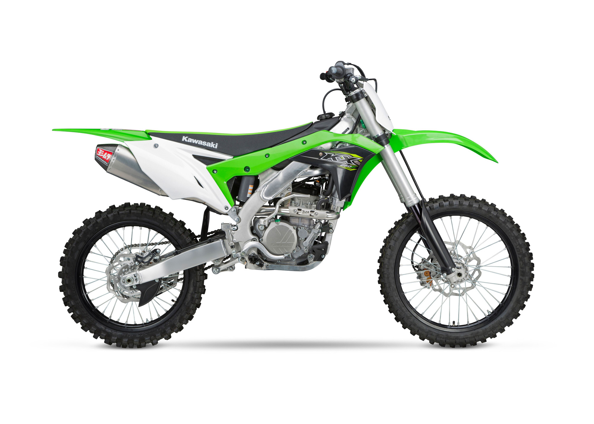 Yoshimura RS4 Aluminum Full Exhaust Carbon Cap Fits 17-20 KX250F - Image 3