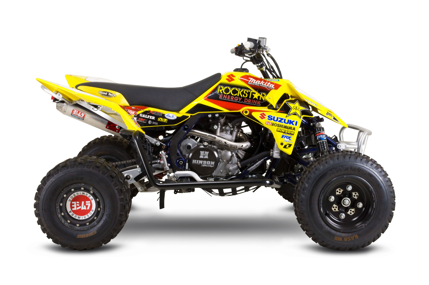 Yoshimura RS-5 Full Exhaust Aluminum/Stainless Steel Fits 06-10 Suzuki LTR450 - Image 3