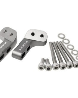 DRC Aluminum Handguard Side Mount Silver Fits 19+ Honda CRF450L/X